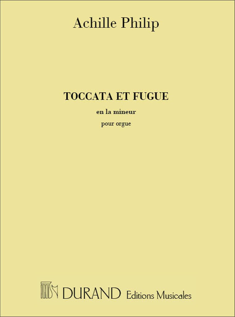 Philip Toccata Et Fugue Orgue